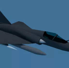 Jetfighter Mirage Aircraft 3d model