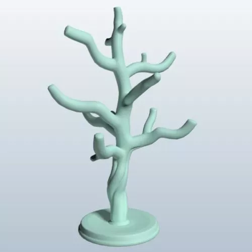 Cartoon Banyan Tree 3d model