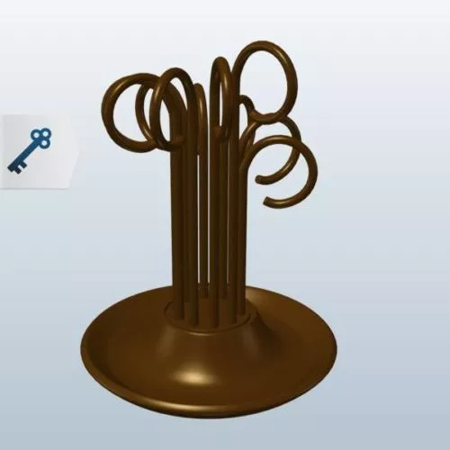 Palm Potted Small Plant 3d model
