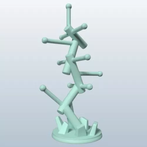 Snow Cedar Winter Tree 3d model