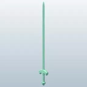 Jian Chinese Sword 3d model