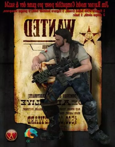 Jim Raynor Character 3d model Jim Raynor Character 3d model