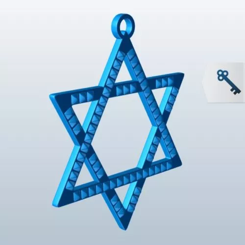 Sacred Star Shape Decoration 3d model
