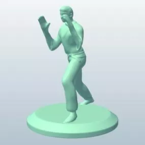 Judo Stance Sport 3d model