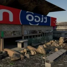 Small Town 3d model