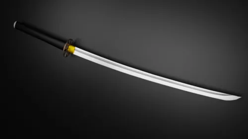 Ruby Sword Game Weapon 3d model