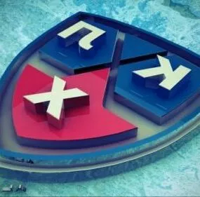 Football Logo 3d model