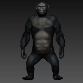 Realistic Gorilla 3d model