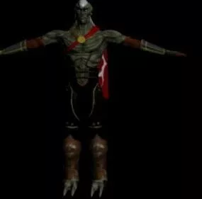 Kain Daemon Character 3d model