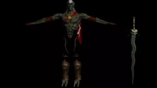 Kain Daemon Character 3d model Kain Daemon Character 3d model