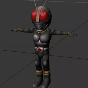 Kamen Rider 3d model