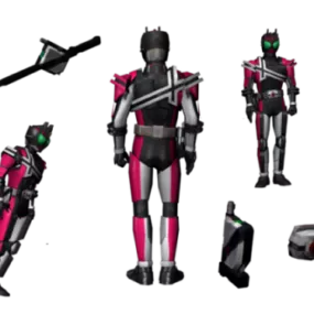 Kamen Rider Character V1 3d model