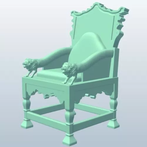 The Alter Rock Chair 3d model