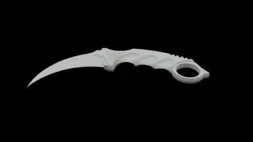 Shadow Dagger Weapon 3d model