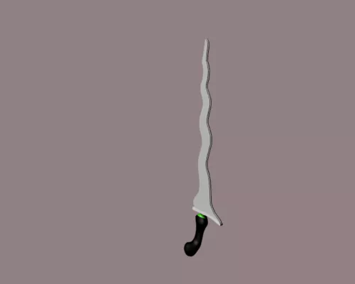 Light Saber Game Weapon 3d model