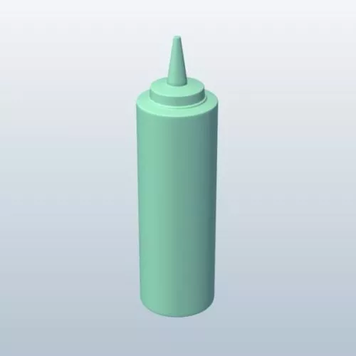 Wine Bottle, Champagne Bottle 3d model