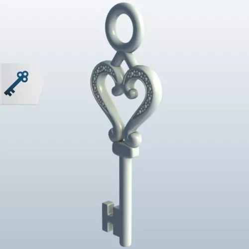 A Key Lock 3d model