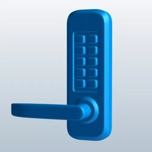 Brass Rack Handle 3d model