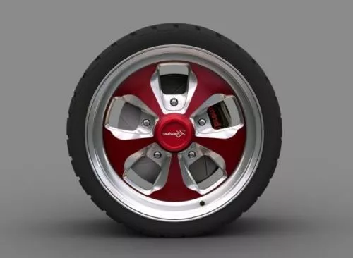 Keystone Car Wheel 3d model Keystone Car Wheel 3d model
