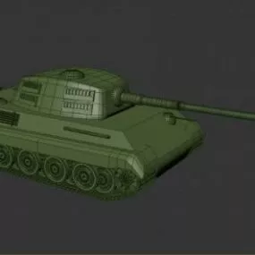 King Tiger German Tank V1 3d model