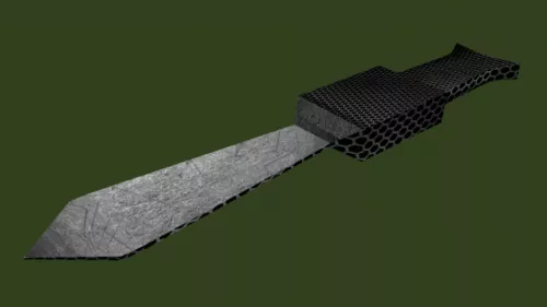 Army Combat Tactical Knife 3d model