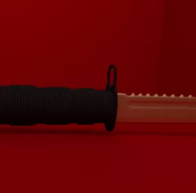 Knife M9 Dagger 3d model