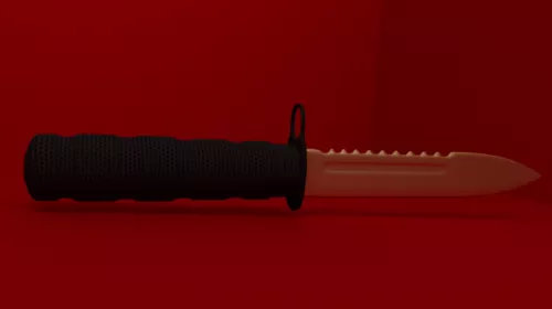 Knife M9 Dagger 3d model Knife M9 Dagger 3d model