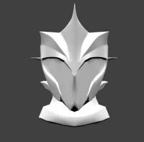Knockout Head Mask 3d model
