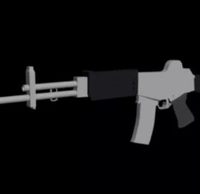 Daewoo K2 Assault Rifle 3d model