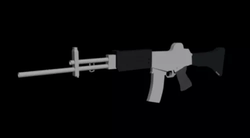 Rifle Magazine 3d model