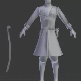 Gaming Cossack 3d model