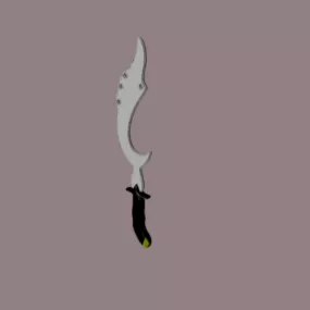 Kujang Indonesia Sword 3d model