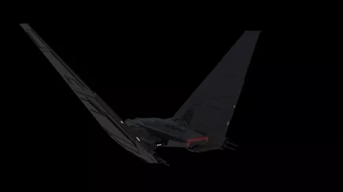 Kylo Space Shuttle 3d model Kylo Space Shuttle 3d model