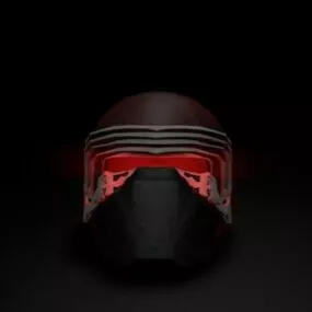 Kylo Warrior Helmet 3d model
