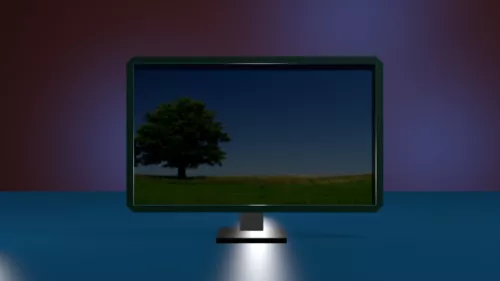 Lcd Monitor Old Style 3d model Lcd Monitor Old Style 3d model