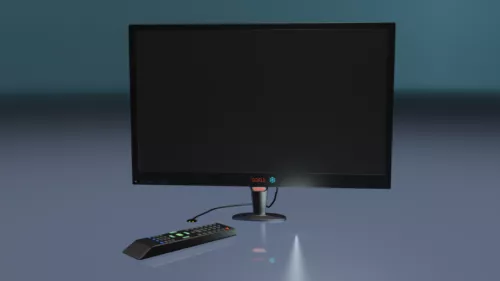 Tv Remote Control 3d model