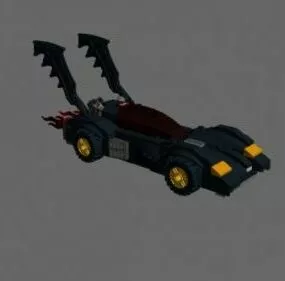Lego Batmobile Toy 3d model