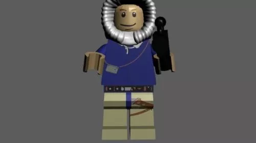 Lego Han Solo Character 3d model Lego Han Solo Character 3d model