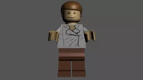 Lego Character Han Solo 3d model Lego Character Han Solo 3d model