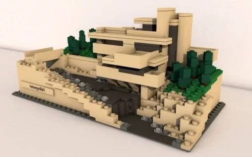 Lego Maison Building 3d model Lego Maison Building 3d model