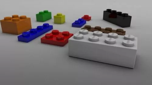 Lego Bricks Unit V1 3d model Lego Bricks Unit V1 3d model
