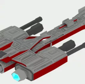 Lp Star Spaceship 3d model