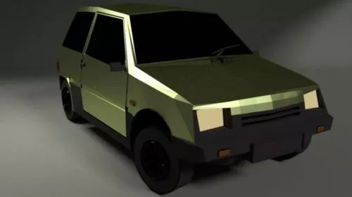 Lada Oka Car 3d model Lada Oka Car 3d model