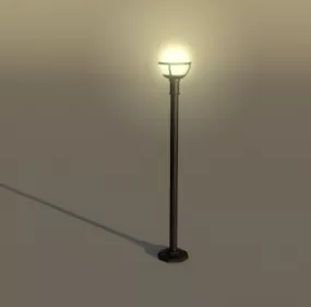 Street Lamp Post V1 3d model