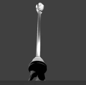 Street Lamp Post V2 3d model
