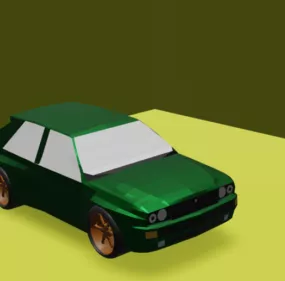 Lancia Delta Car 3d model