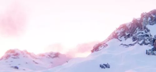 Realistic Snow Mountain 3d model