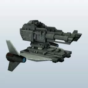 Laser Cannon Gun 3d model