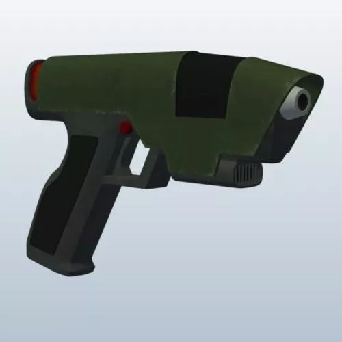 M4a1 Rifle Gun With Scope 3d model