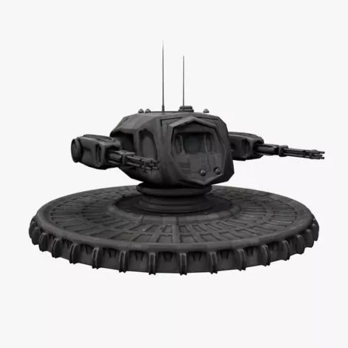 Ar10 Machine Gun Weapon 3d model